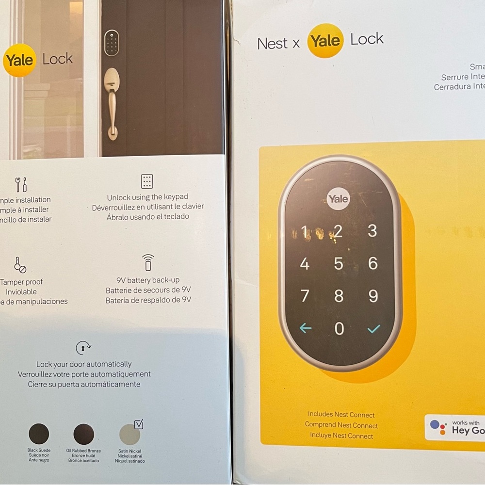 Google nest x yale lock